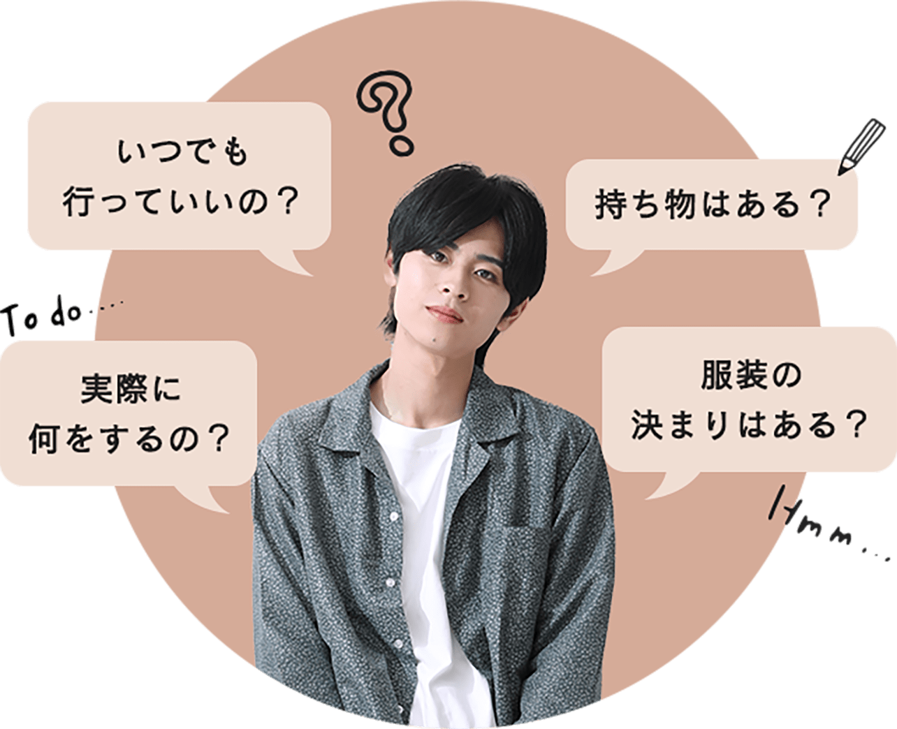 悩んでいる男性の写真