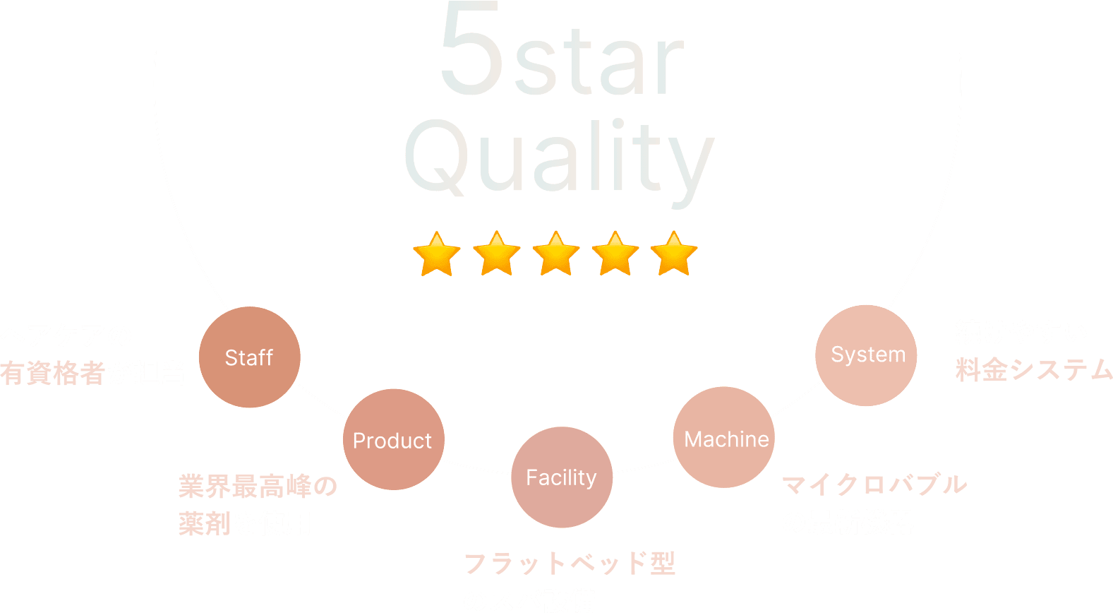 Five Star Quality 5つ星の品質